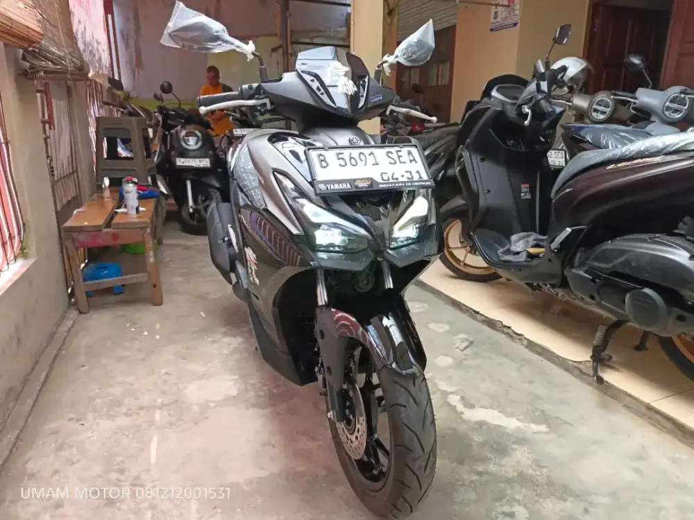KM 600 YAMAHA AEROX ALPHA 2026 BLN 4 BS TT 2025 DI CILEDUG HARGA PAS
