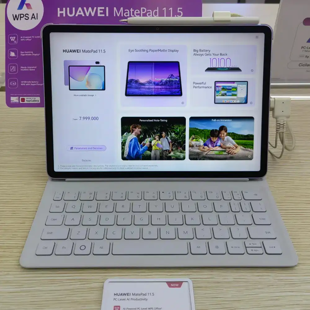 HUAWEI MatePad 11.5” 8/256 + Free Smart Keyboard, M-Pencil Gen3