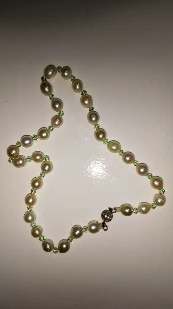 kalung mutiara asli