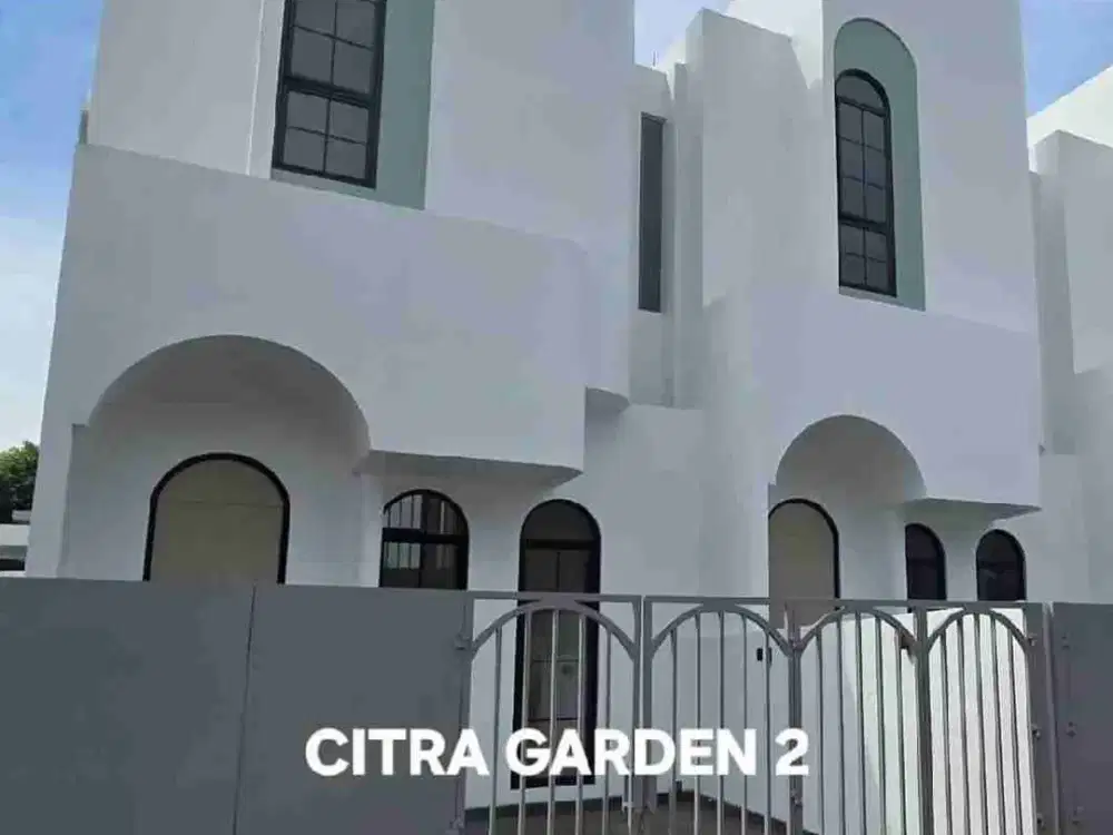 Dijual rumah baru Citra garden 2,  LT. 7x15, hook hdp selatan timur