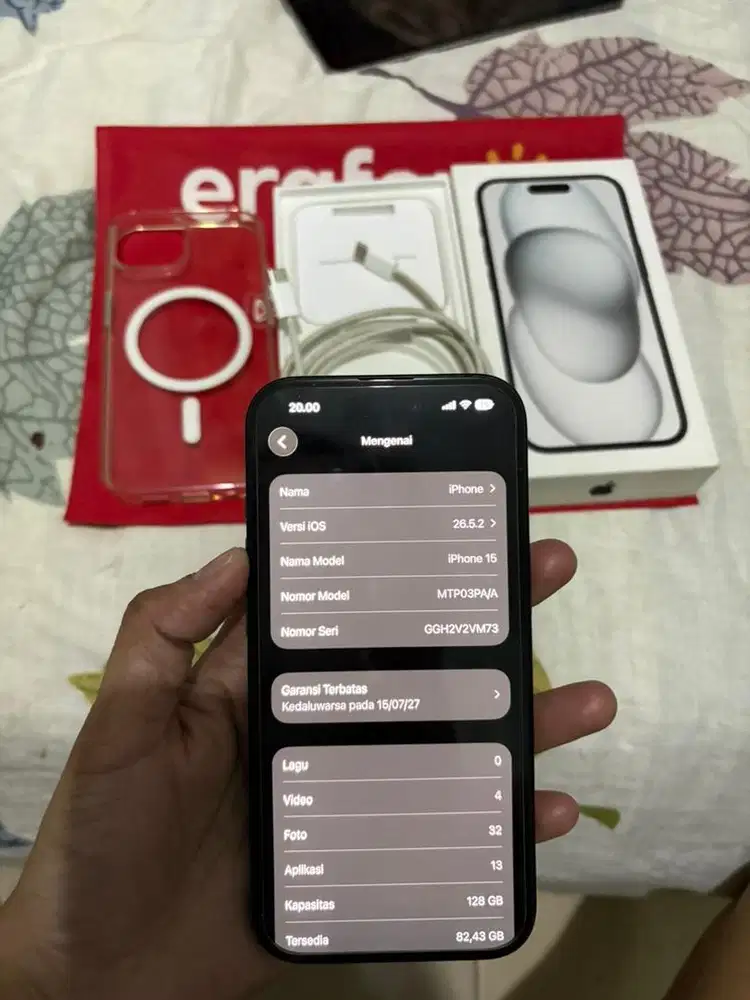 Iphone 15 128 GB garansi resmi PAA On panjang