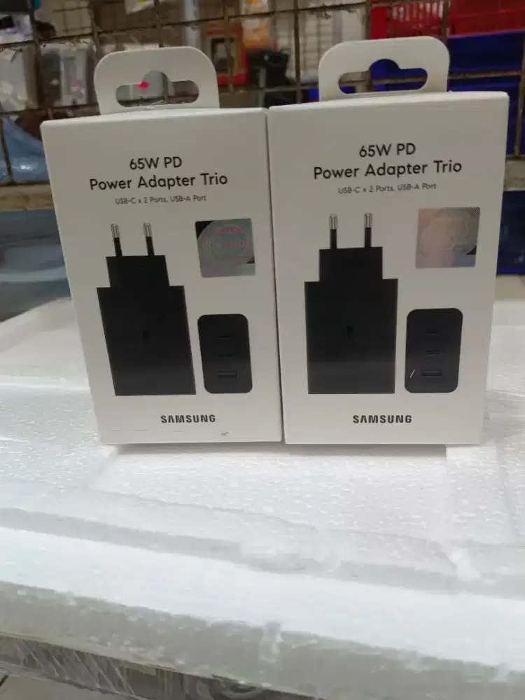 Jual Adaptor charger baru HandphoneSamsung Asli(65watt)Segel brg ada