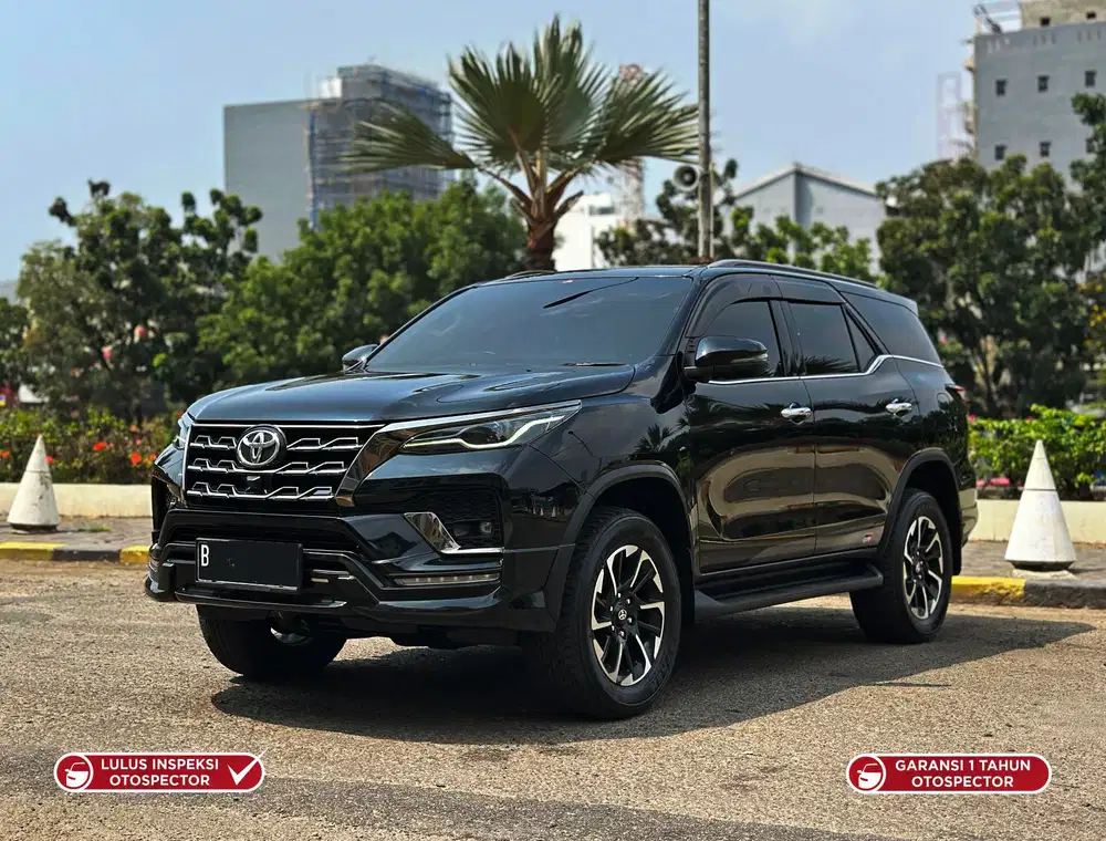 Bs TT Fortuner 2.8 GR Sport 2022 VRZ diesel 4x2 Toyota New Hitam matic
