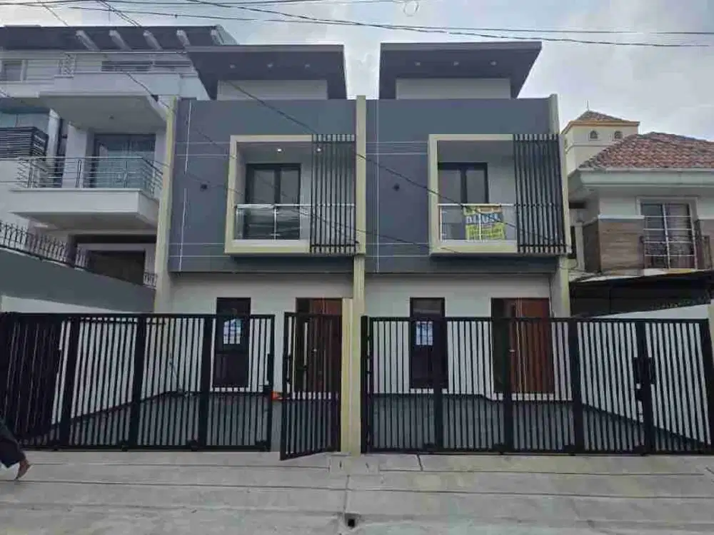 Dijual rumah baru Kavling DKI Meruya, 5x25, 125 m2, 2 lt, 168 m2. 3+1 kt, 3+1 km, shm