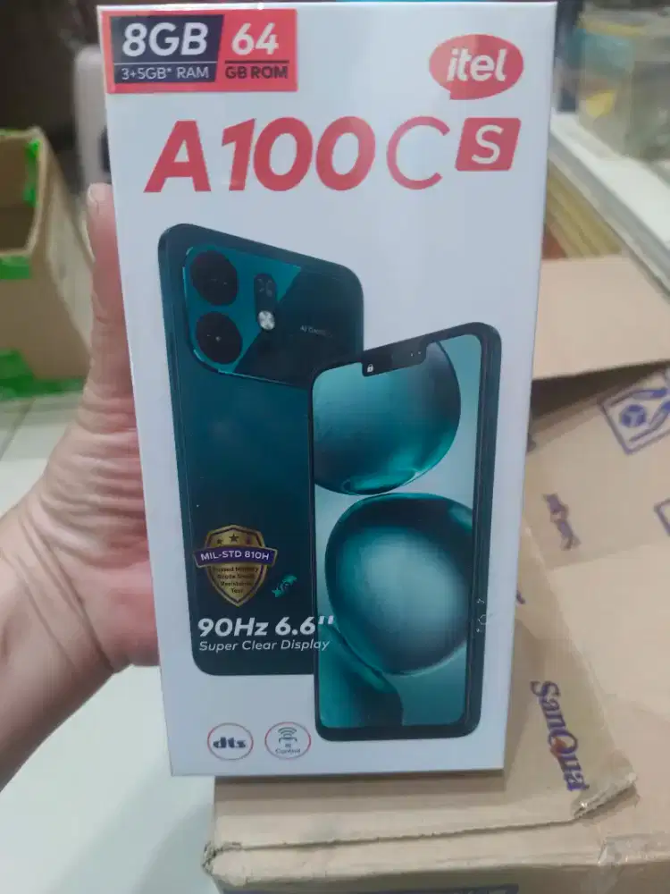 Jual Handphone Android Baru itel A100C(S)8/64gb.asli resmi