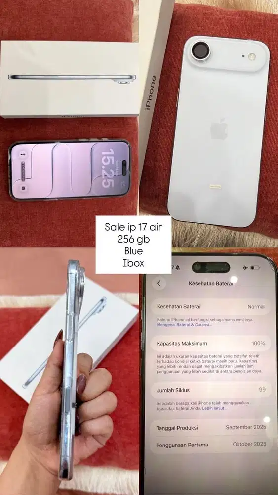Sale IPHONE 17 AIR IBOX GOOD CONDITION