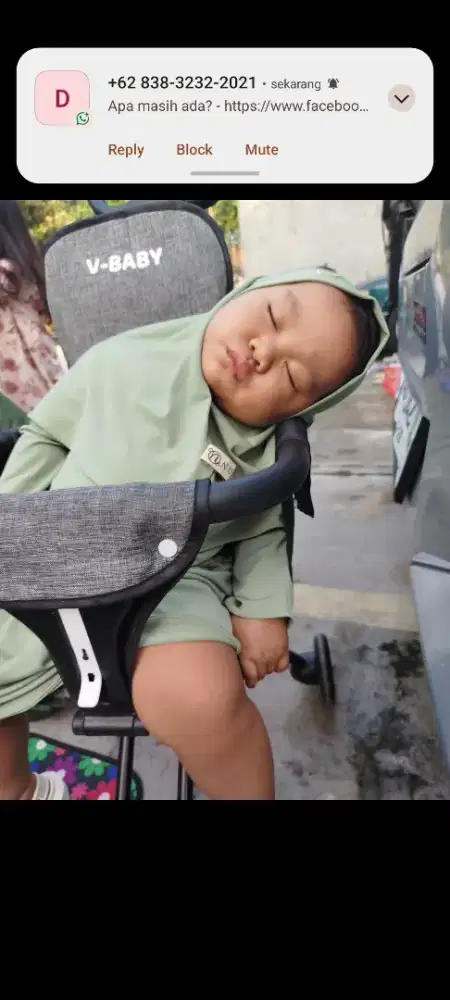 STROLLER BAYI MERK V BABY