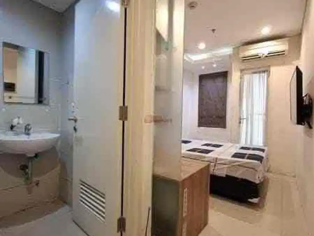 Disewakan Apartement Type Studio Full Furnished Lantai Rendah Di Madison Park - Tanjung Duren - Jakarta Barat