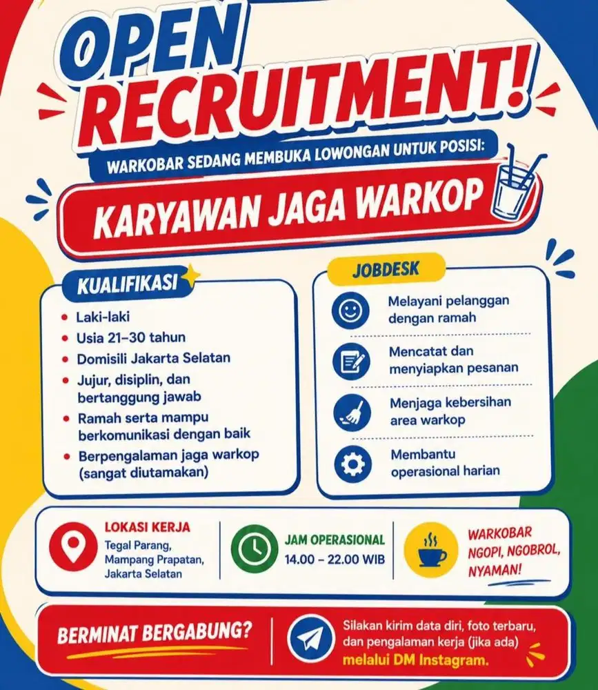Jaga Warkop (Pelayan Warkop)