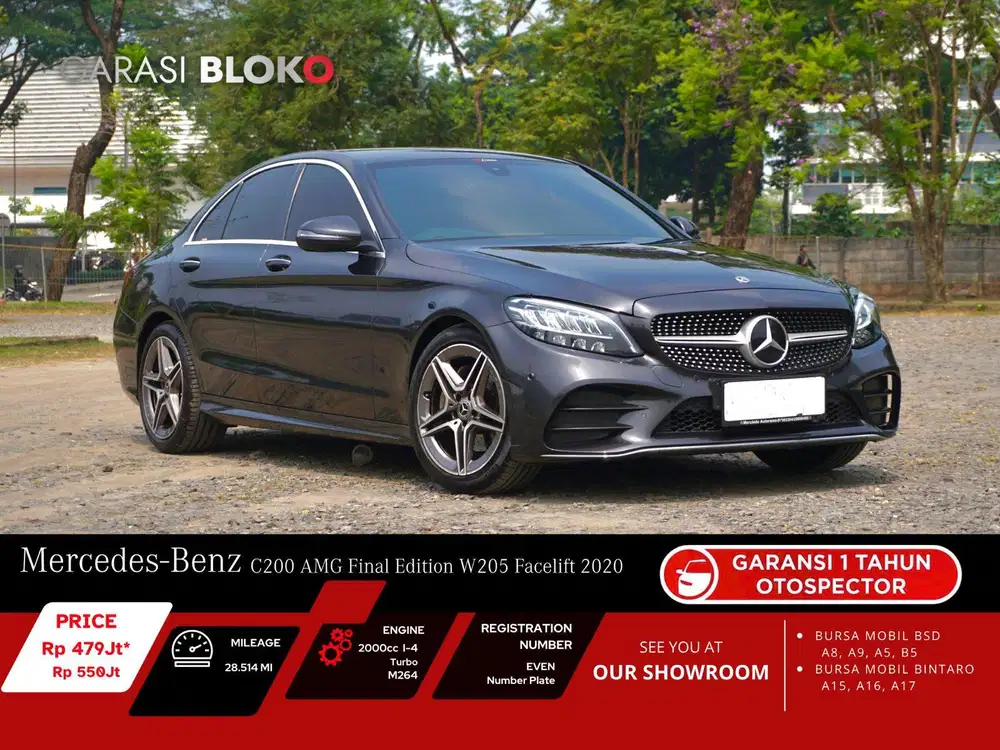 Mercedes Benz C200 W205 Facelift  AMG Final Edition 2020/2021