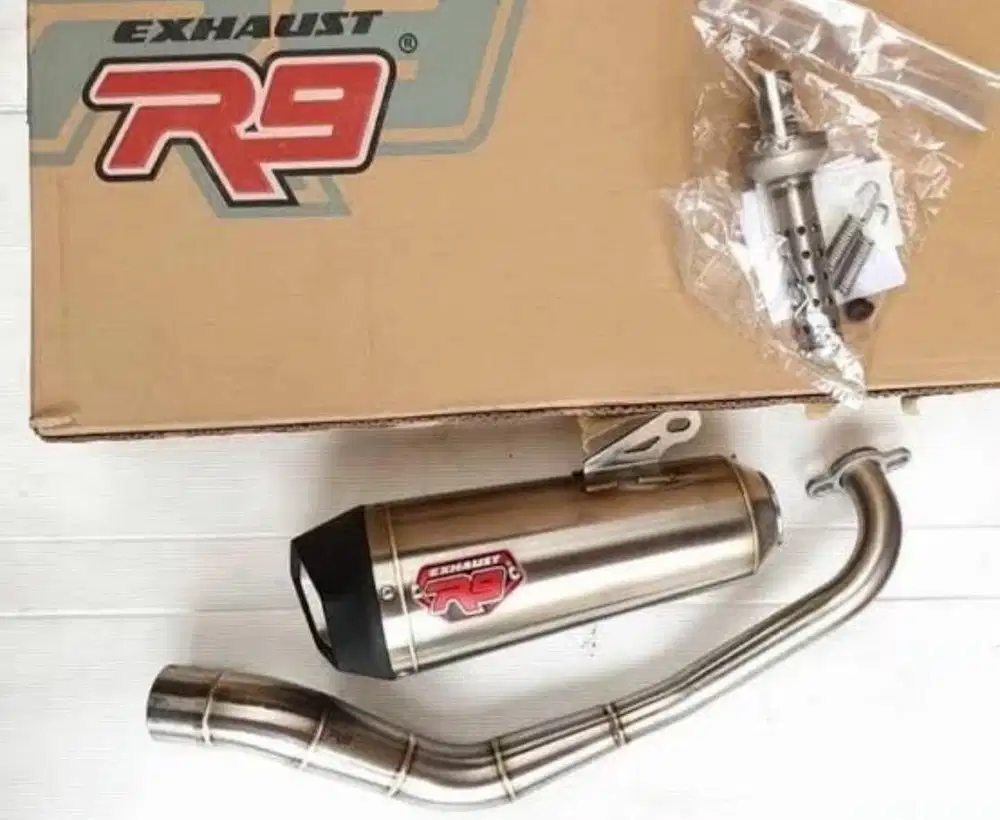 Knalpot R9 exhaust alpha Vario 160