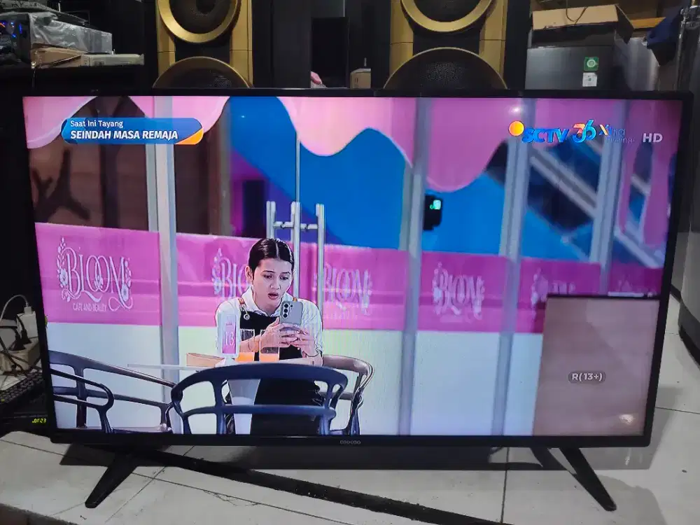 LED Coocaa 40 analog tv normal masih orisinil