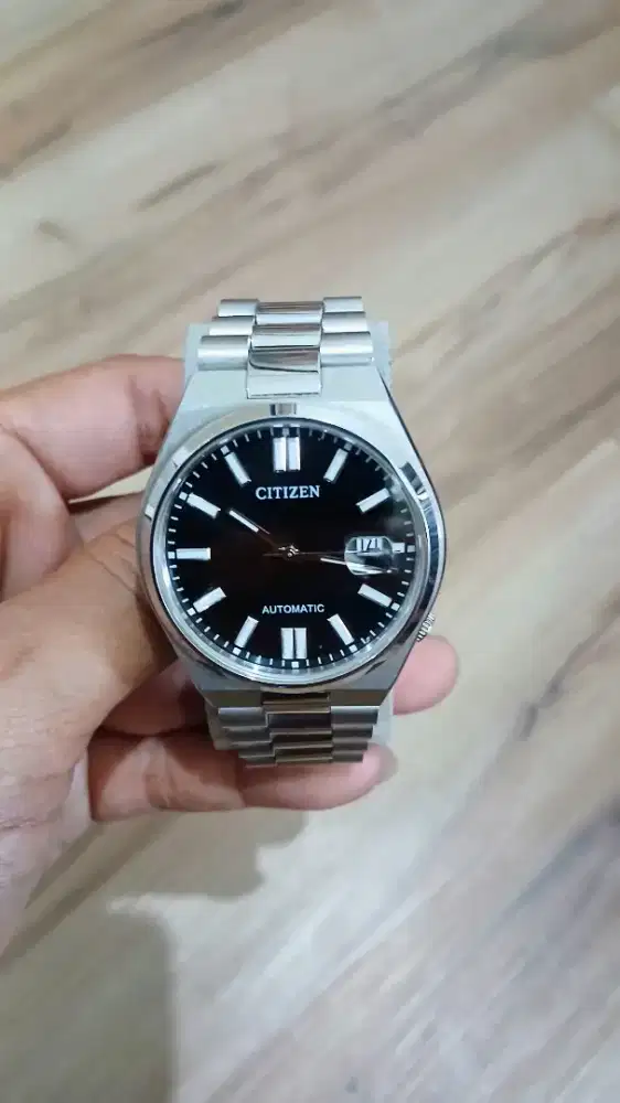 Jam tangan citizen automatic black