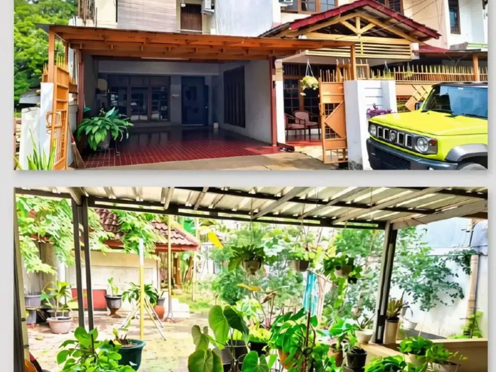 Rumah Asri Halaman Luas, Murah & Semi-Furnished di Kedoya, Jakbar - SHM
