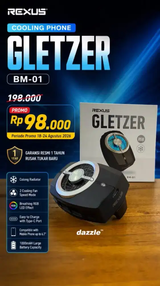 Cooling hp rexus gletzer bmo1