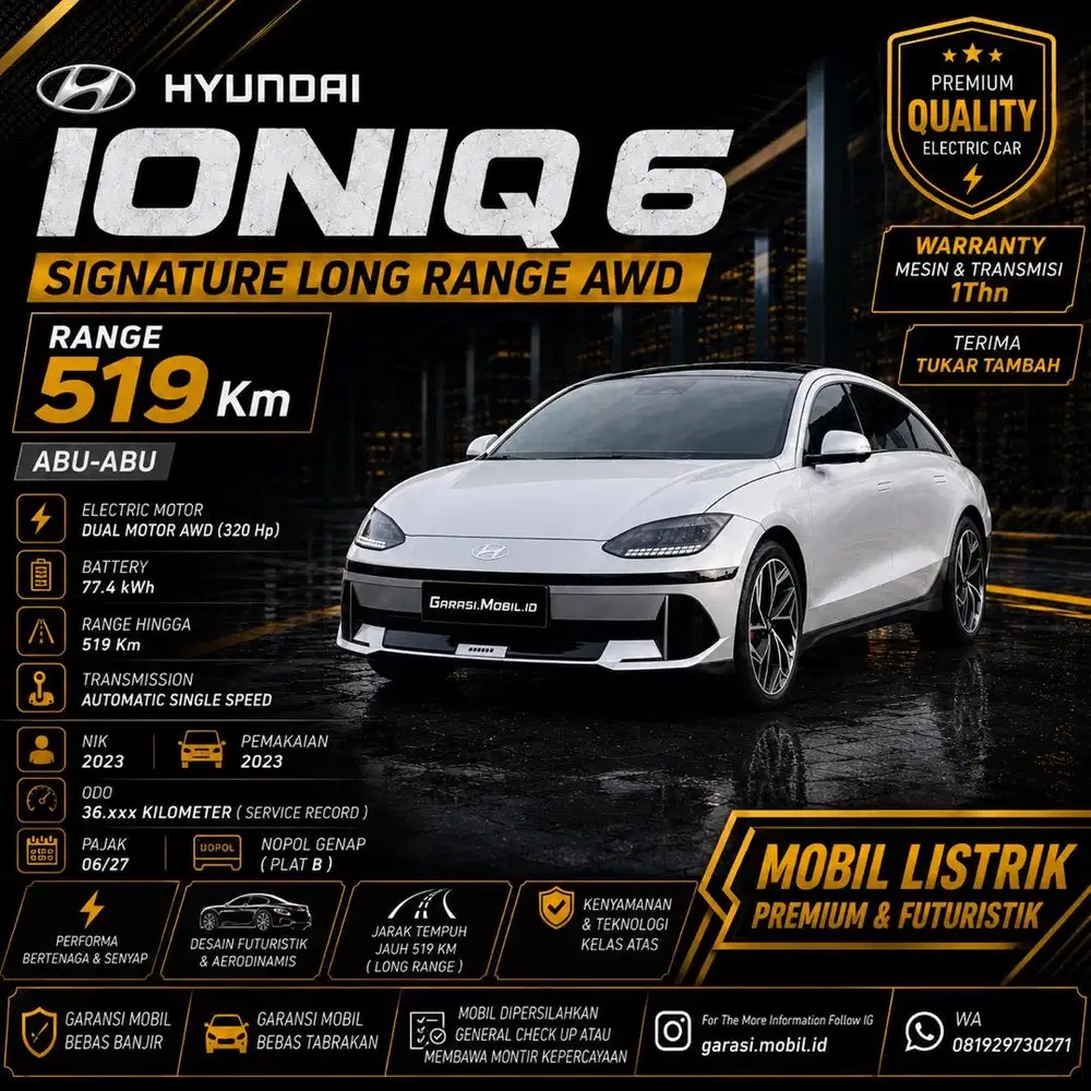Hyundai Ioniq 6 Signature Longrange 2023