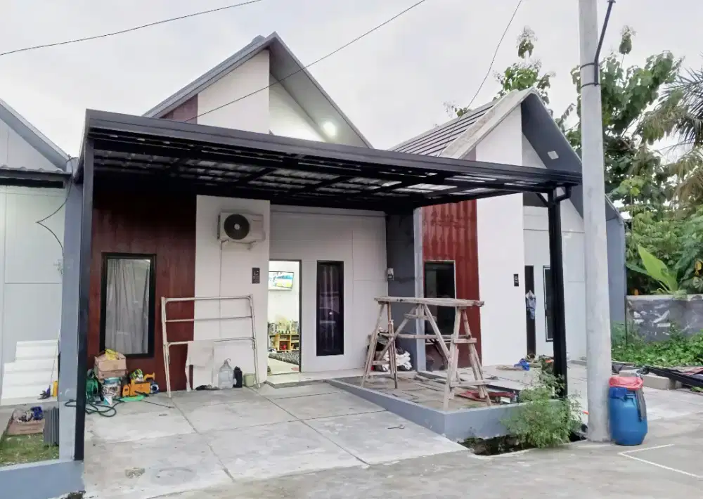 Pasang kanopi baja ringan