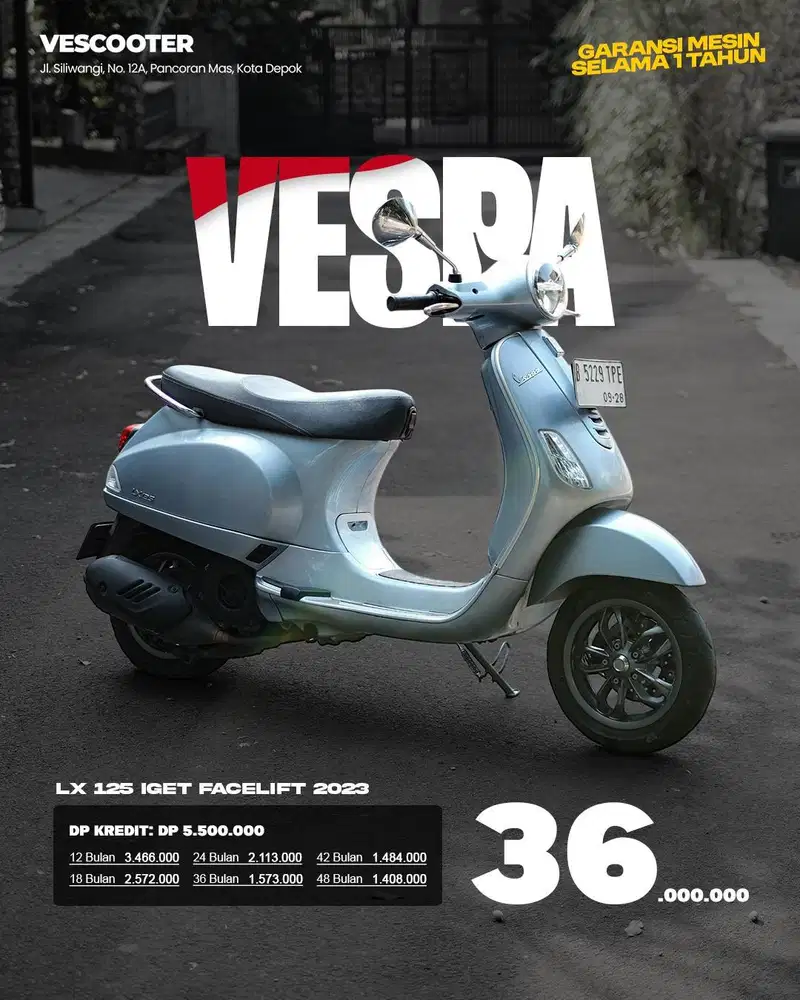 VESPA LX 125 IGET 2023