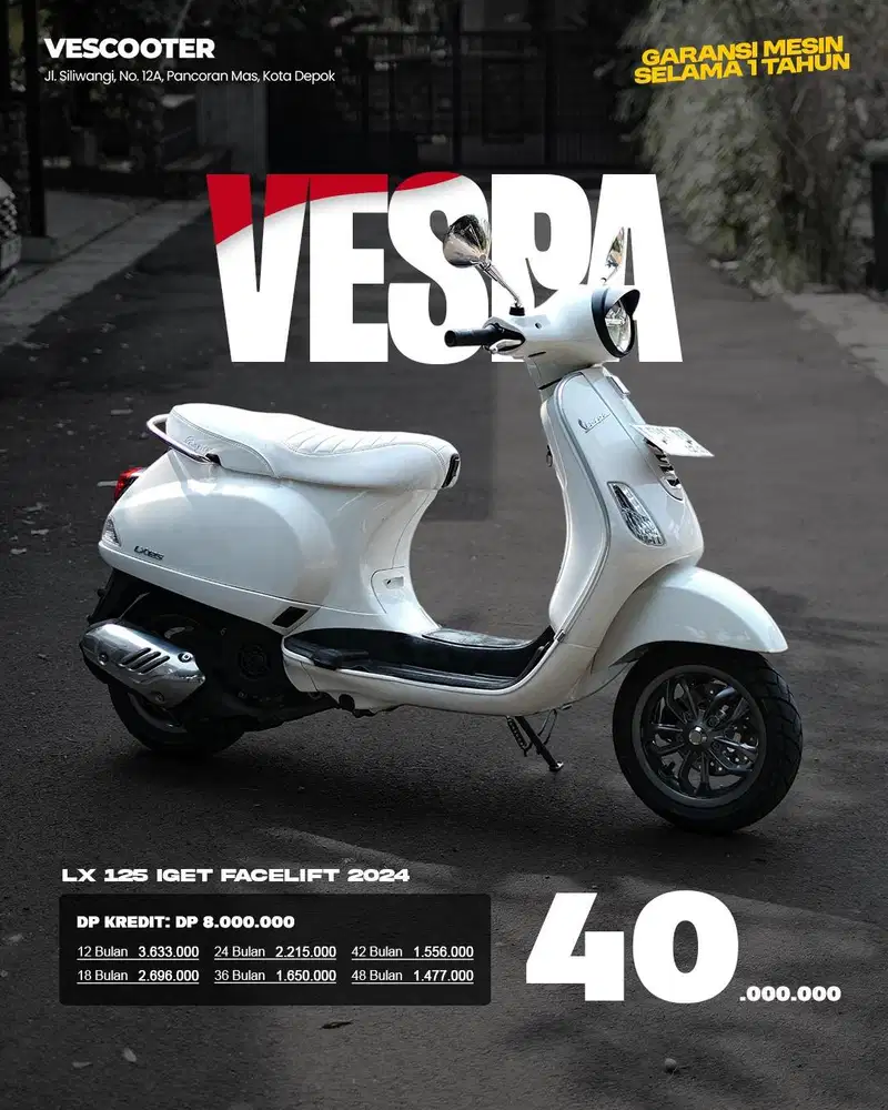 VESPA LX 125 IGET FACELIFT 2024