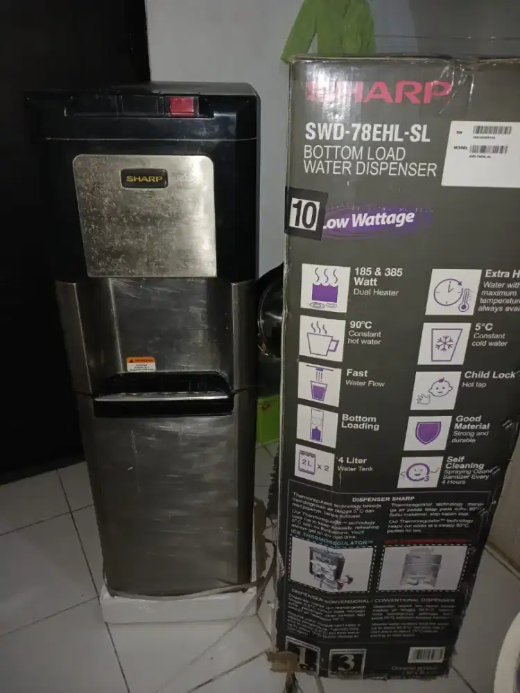 Dispenser Galon Bawah Sharp