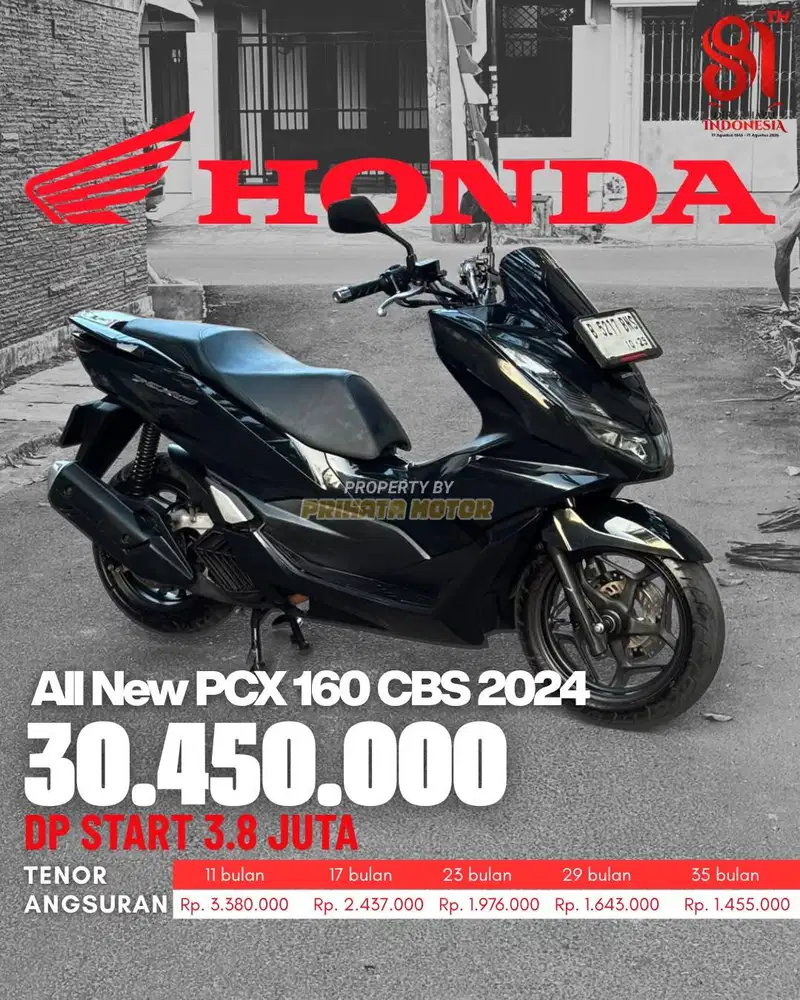 HONDA ALL NEW PCX 160 CBS ISS ESP 2024 !!!