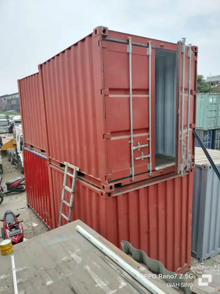 Container second 10 feet ex import cargo worthy kondisi 70/80%