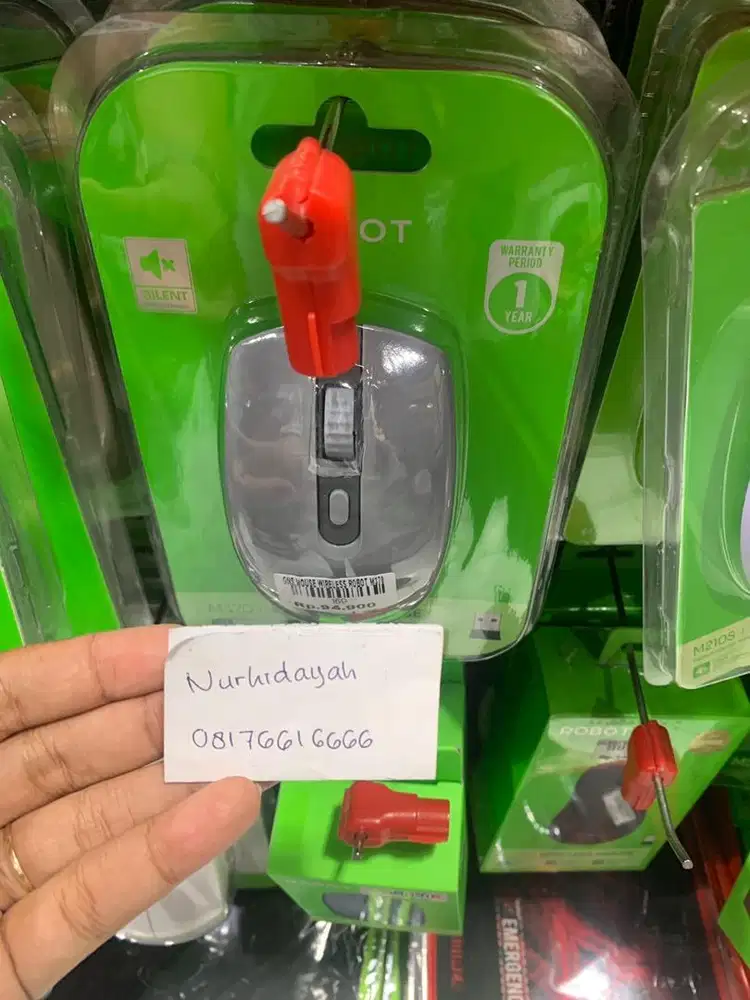 Mouse Wireless ROBOT M370 ATLANTIS DAHSYAT