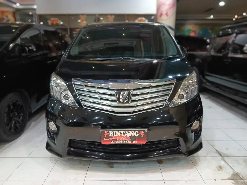 TOYOTA ALPHARD 2.4 AT 2011 BLACK / MODEL THN 2012 [BINTANG MOTOR]