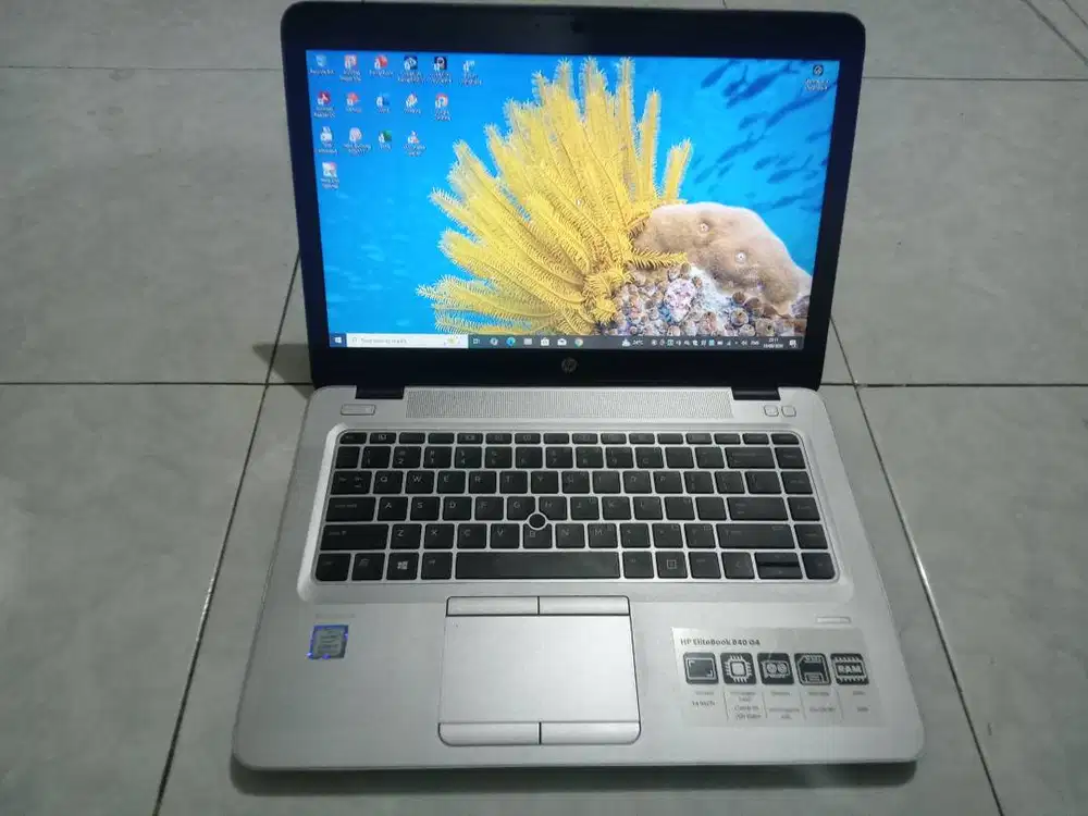 hp Elitebook 840-G4 / Core i5 Gen-7 / SSD 256Gb / 8Gb / 2Jam / MULUS