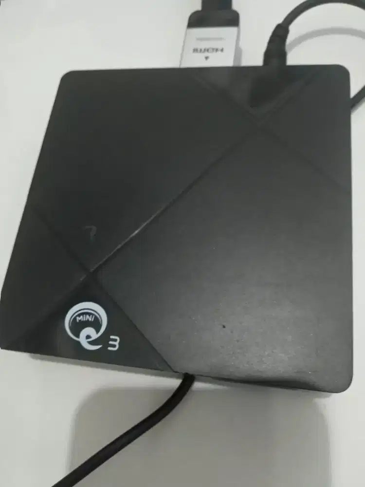 Android box miniQ3 besar second kelengkapan liat deskripsi