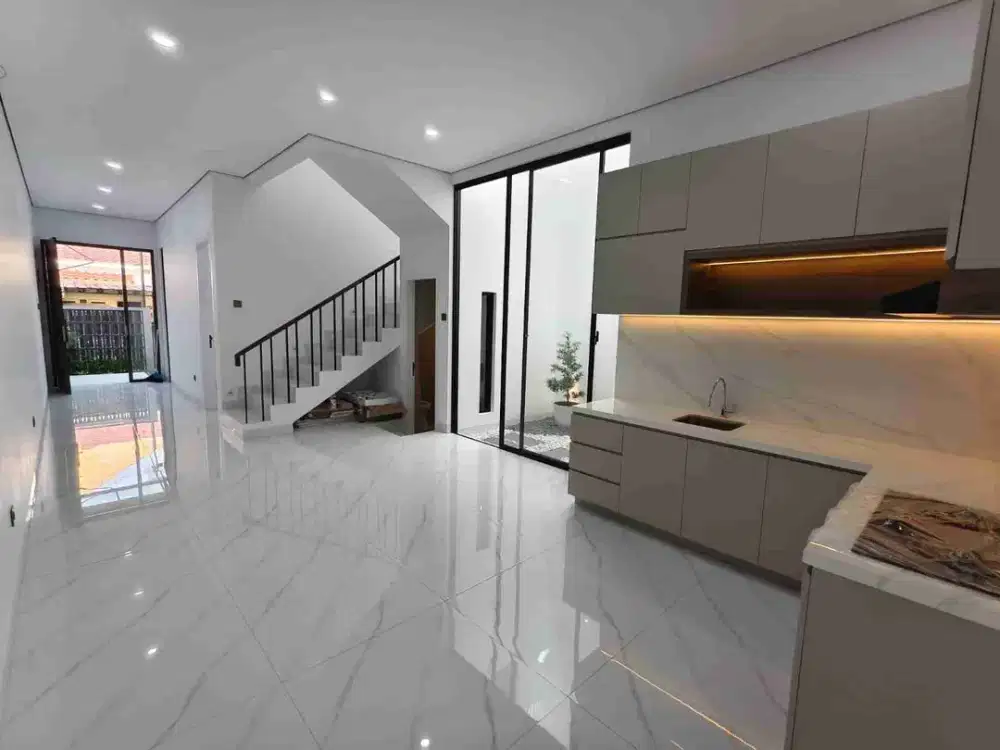 Rumah Baru Free Kitchen Set Dekat Pasar Modern Griya loka BSD city