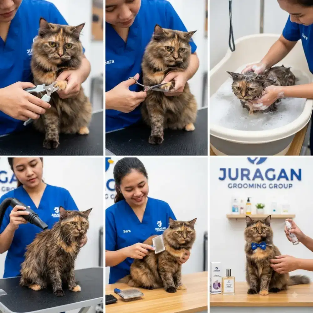 Salon hewan anjing&kucing panggilan