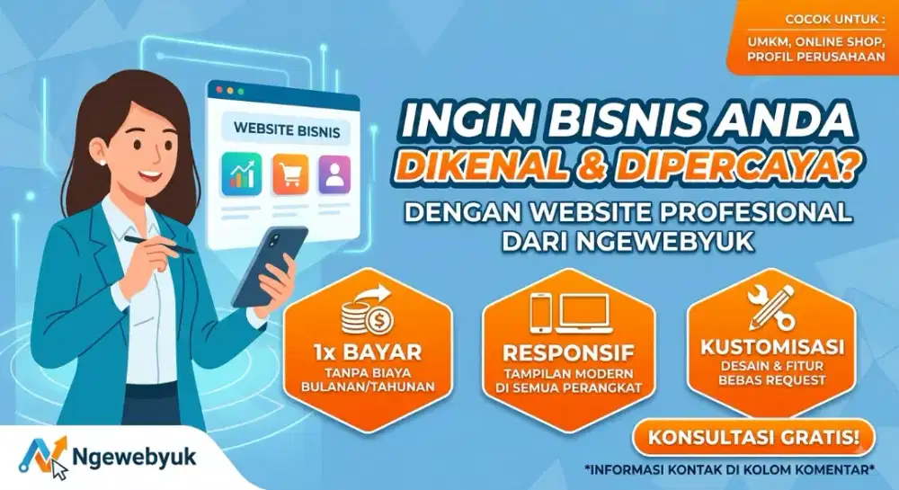 JASA PEMBUATAN WEBSITE PERMANEN MULAI DARI 150RBAN