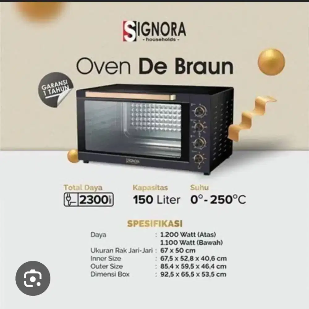 Oven signora debraun