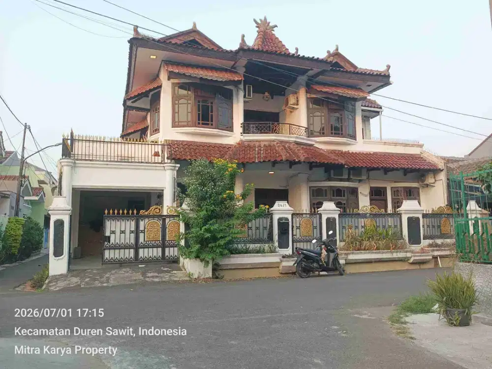 rumah bagus carport 2 mobil 
pondok kopi duren sawit
