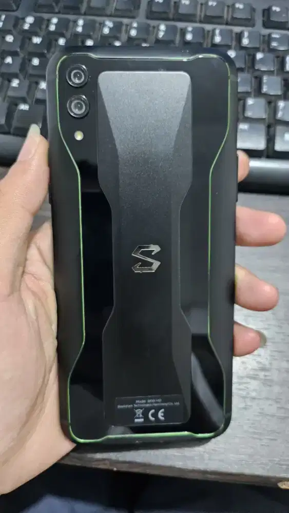 Hp xiaomi blackshark 2 8/128 gb mulus lengkap dus