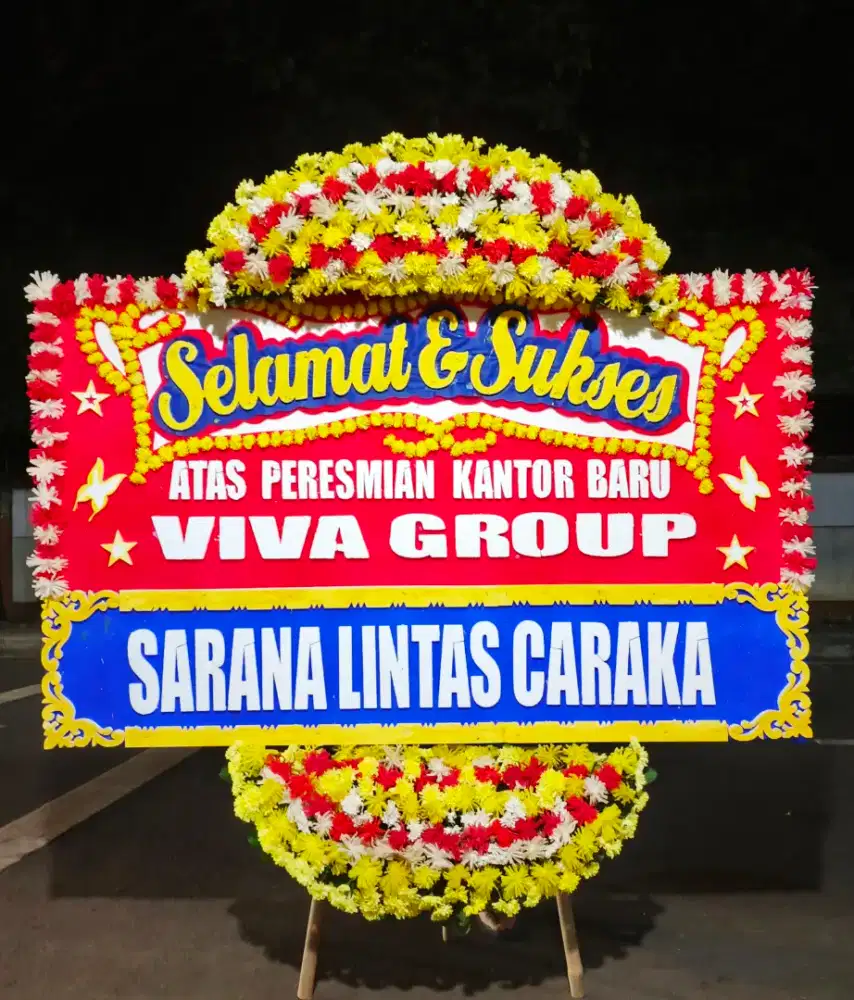 Karangan Ucapan Bunga Papan