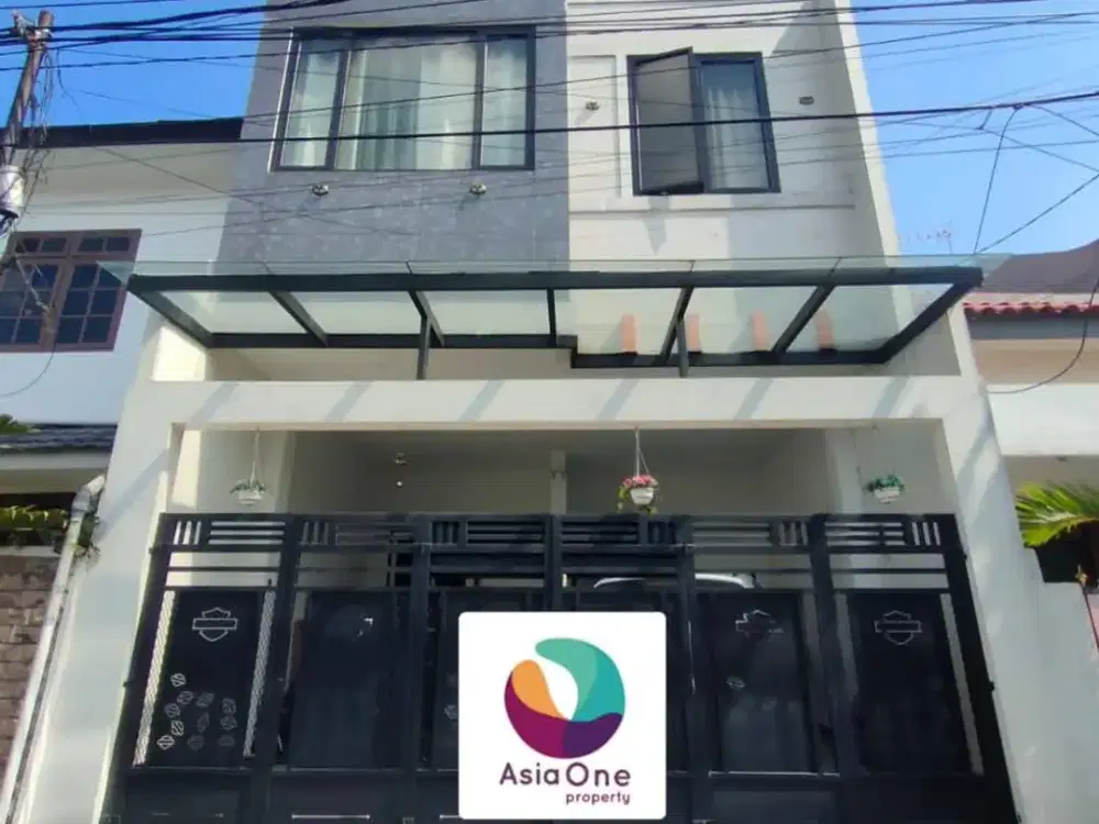 [FURNISHED + ROOFTOP] Rumah Modern 3.5 Lantai Pulo Asem Rawamangun JakTim Walk to LRT & Arion Mall - 3.5M Nepis
