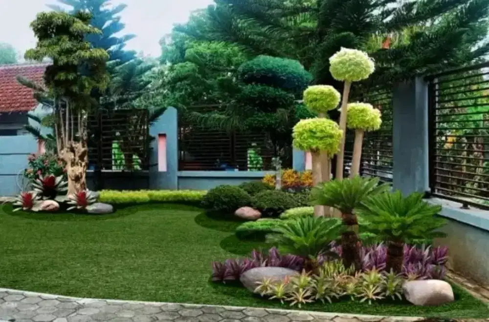 Tukang Taman dan kolam