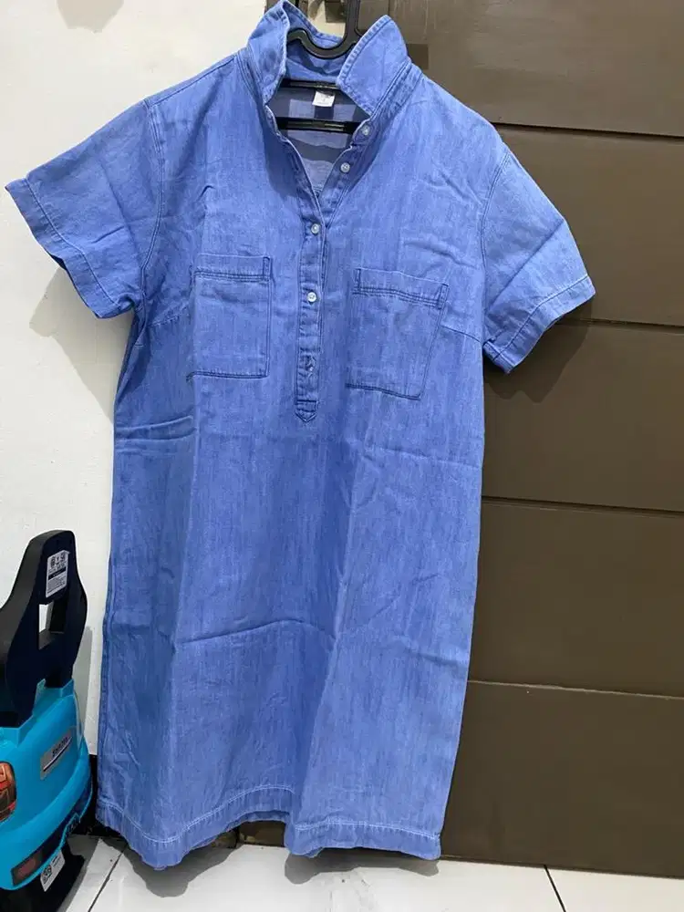 dress bahan jeans