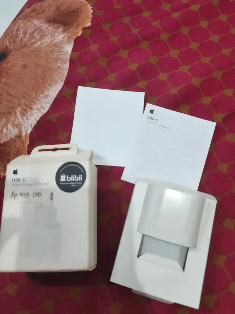 Jual charger iphone original