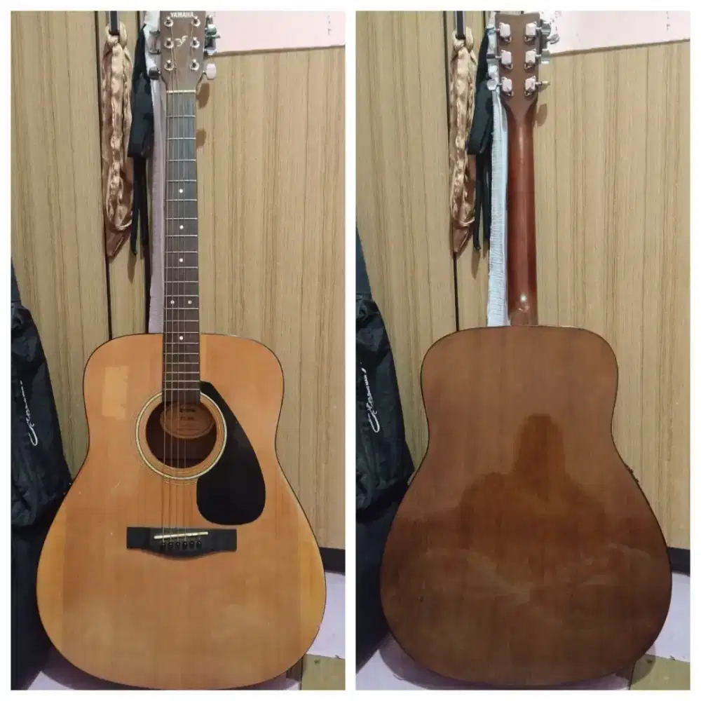 gitar akustik elektrik ori yamaha mantap siap pakai nett