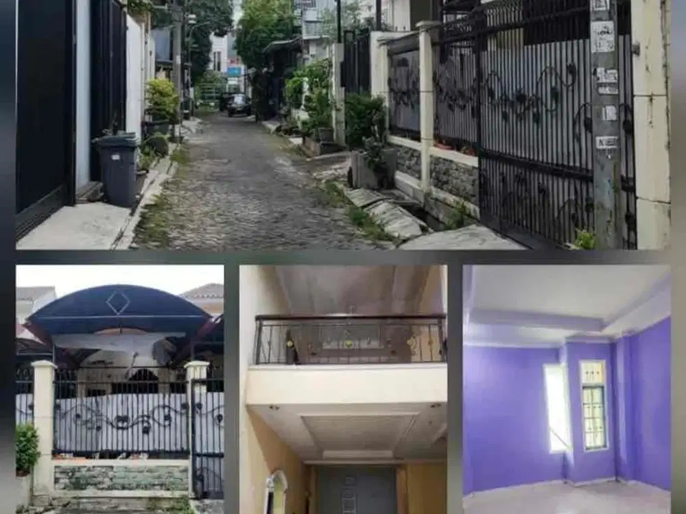 rumah siap huni 1,5 lantai sunter mas ,row jalan 2 mobil