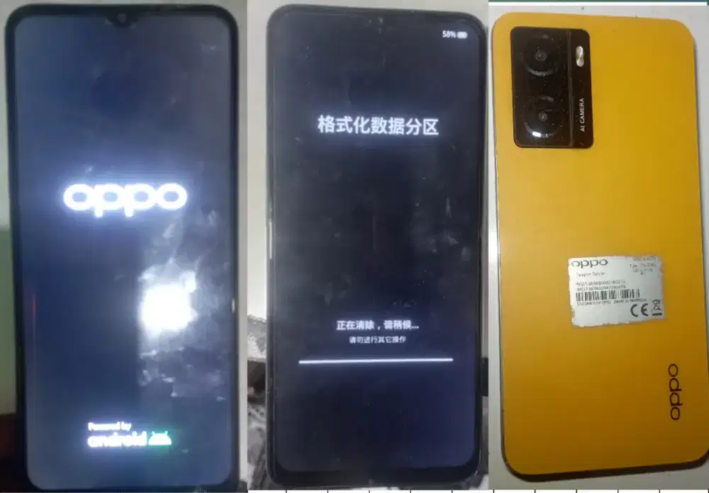 Jual Bahan/Minus OPPO A57 - Kondisi Apa Adanya