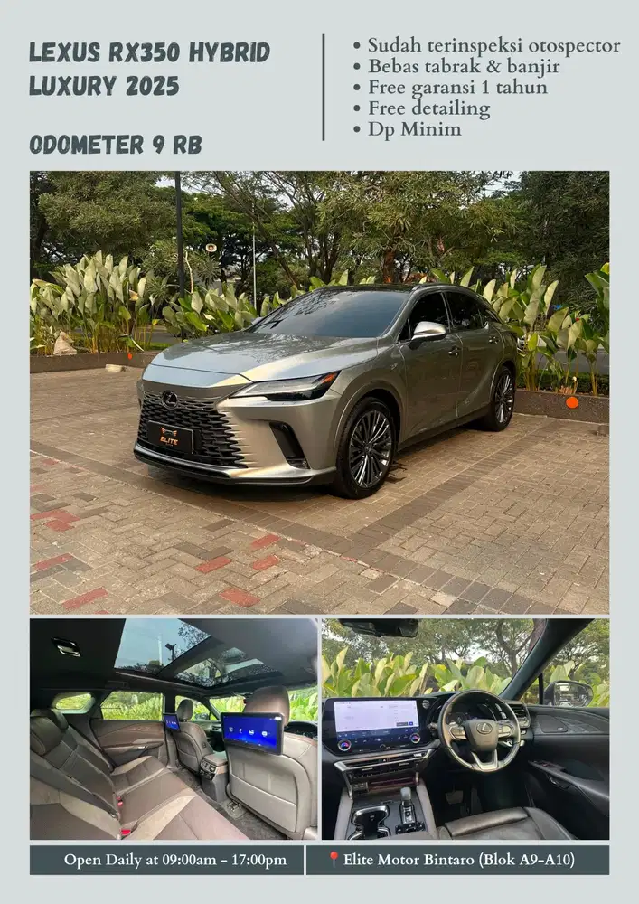 Lexus RX350 Hybrid Luxury 2025