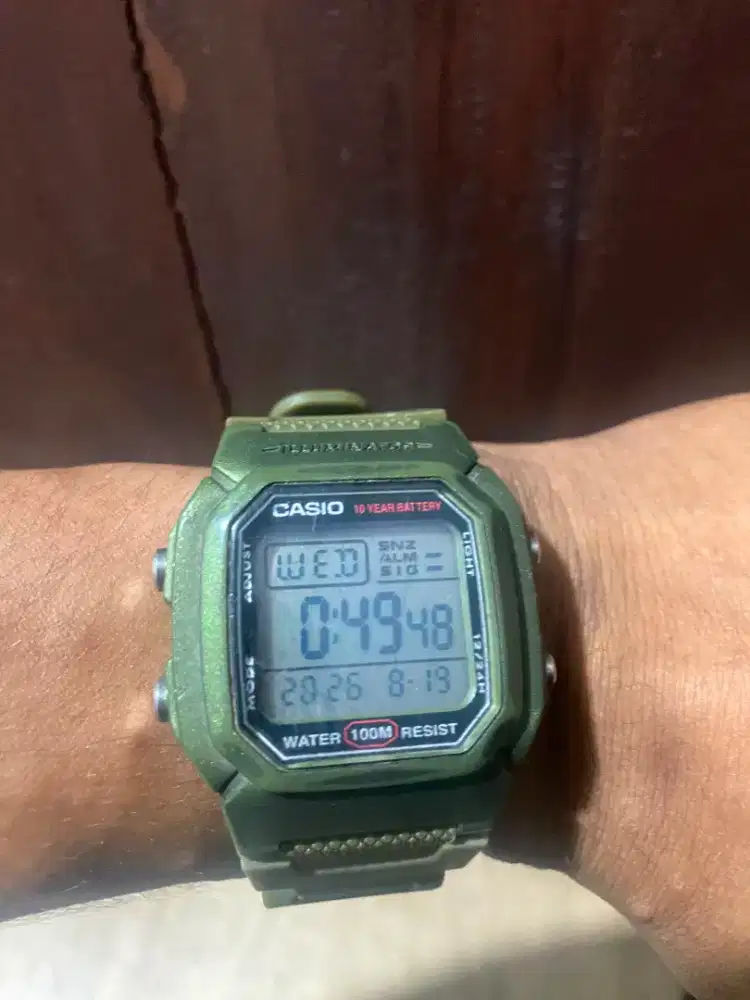 Jam tangan original casio  W-800HW