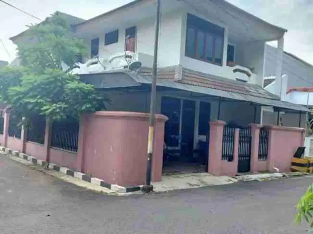 rumah hoek besar anti banjir  
taman Buaran indah - duren sawit