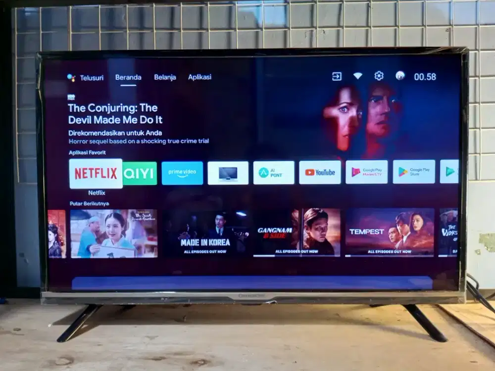 Tv led smart android 32 inc second berkualitas