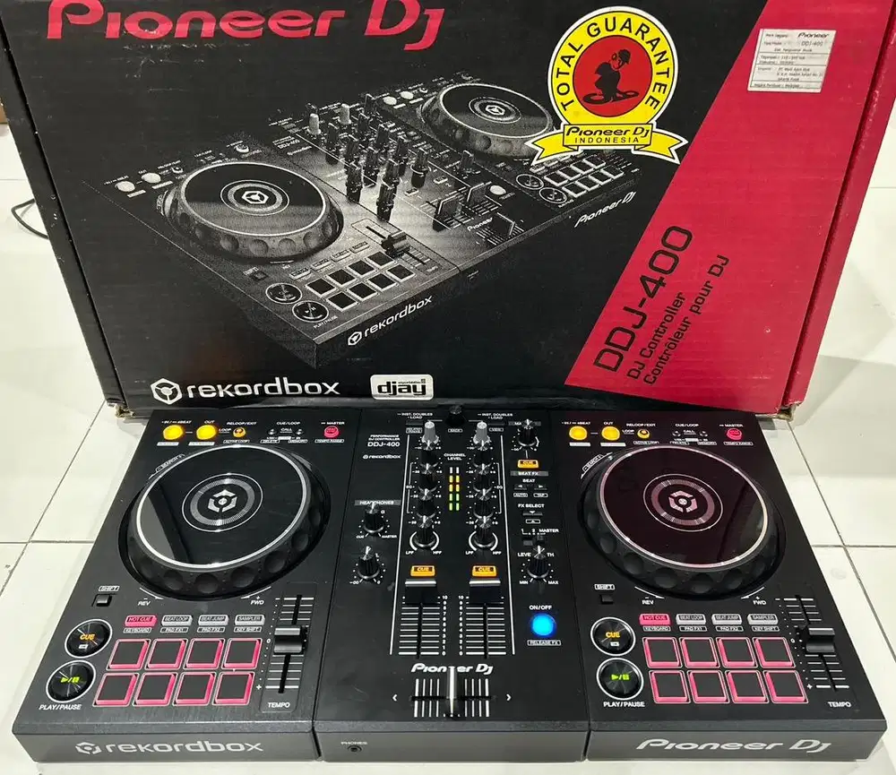 Alat DJ Pioneer DDJ 400 Fullset Controller DDJ FLX4 DDJ REV Numark XDJ