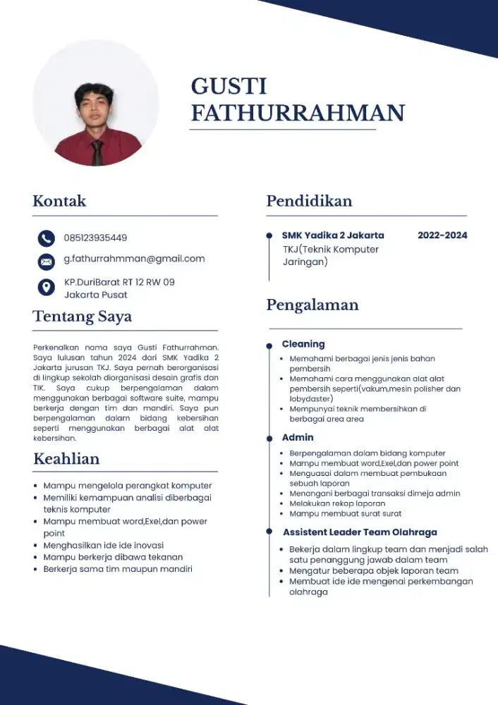 info lowongan pekerjaan